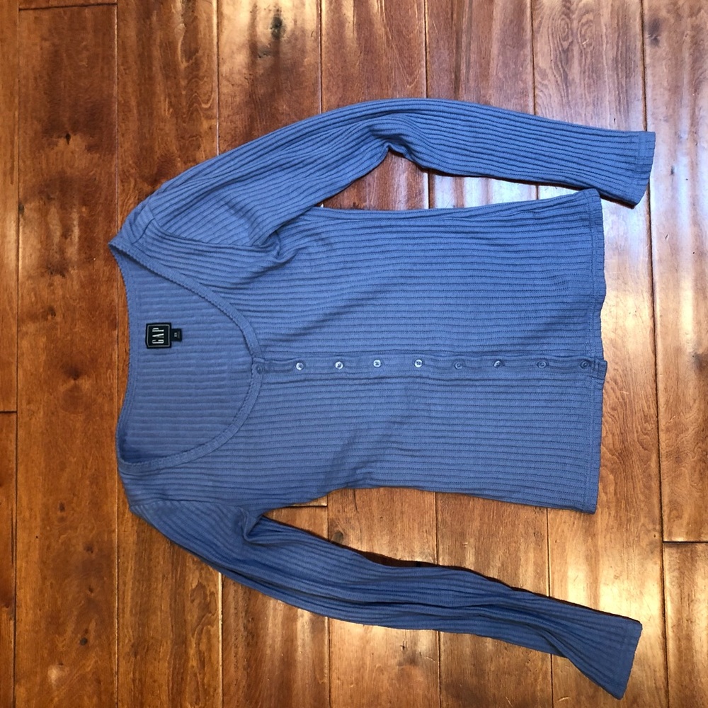 Old navy blue cardigan